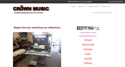 Desktop Screenshot of mycrownmusic.net